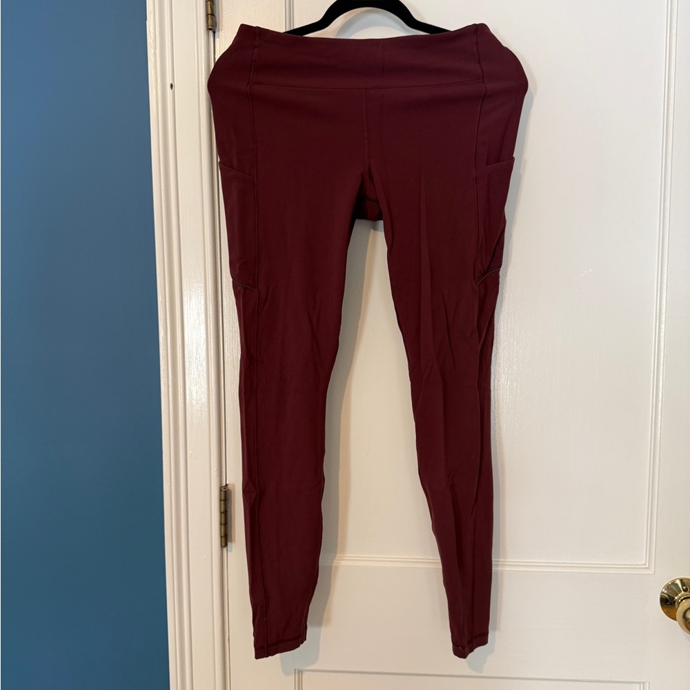 Lululemon Burgundy Leggings